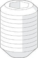 Hansa vis, M6 x 9,5