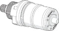 Hansa thermostat/mécanisme, 3.3