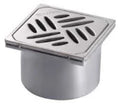 REHAUSSE 130 - 130 MM o 125 MM gris abs Réhausse - grille inox classe K3 - L15 design