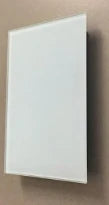 GRILLE VENTILATION SUNSHOWER blanc verre a/aimants,set de 2pcs, pour Pure,Pure XL,Deluxe