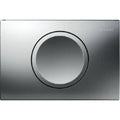 Geberit Delta15 Plaque de déclenchement - pour rinçage interrompable - Chromé mat