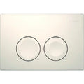 Geberit Delta 25 plaque de commande - blanc - pour rinçage avec 2 volumes