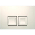 Geberit Delta35 Plaque de déclenchement - pour rinçage à 2 volumes - Blanc alpin