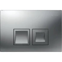 Geberit Delta35 Plaque de déclenchement - pour rinçage à 2 volumes - Chromé mat