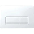 Geberit Delta50 plaque de commande - pour rinçage avec 2 quantités - blanc alpine