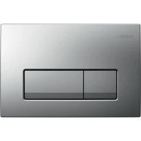 Geberit Delta50 Plaque de déclenchement - pour rinçage à 2 volumes - Chromé mat