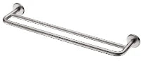 DELABIE Porte-serviette 2 barres Ø20 L.600 Inox satiné