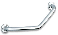 DELABIE Barre à 135° ECO Ø25 220x220 Inox poli brillant