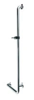 Normbau Inox Care Poignée de sécurité avec support de douchette 2055150, 500 x 1200 mm, droite, Inox 009