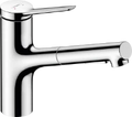 Hansgrohe Zesis mitigeur de cuisine M33 150 chromé avec douchette extractible 2 jets