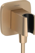 Hansgrohe Fixfit Porter Q avec support douchette - bronze brossé