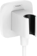 Hansgrohe Fixfit Porter Q avec support douchette - blanc mat