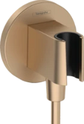Hansgrohe Fixfit Porter S avec support douchette - bronze brossé