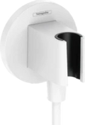 Hansgrohe Fixfit Porter S avec support douchette - blanc mat