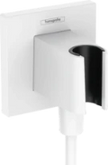 Hansgrohe Fixfit Porter E avec support douchette - blanc mat