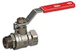 Arco Turia vanne à bille avec levier acier (rouge) MF 3/4 x 3/4