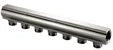 Begetube chromé collecteur sans trou de purge 4/4 - 8 x M24