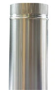 Ubbink Ubigas alu rallonge (longueur 500mm) 110 mm