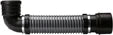 Nicoll PE flexible étirablee coude de raccordement wc (longueur 450-610 mm) 90 - 110 mm