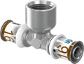Uponor S-Press Plus laiton té réduit avec filetage femelle 90° FFF 25 x 3/4 F x 25
