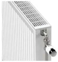 Stelrad Compact Vento radiateur avec ventilateur integre H400xT22xL500 puissance maximal 413 Watt (EN442/55/45/20) Ral 9016
