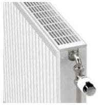 Stelrad Compact Vento radiateur avec ventilateur integre H400xT22xL600 puissance maximal 495 Watt (EN442/55/45/20) Ral 9016
