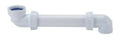Nicoll Easyphon plaatstbesparende verlengbuis 5/4 x 5/4 - 250 mm inkortbaar - wit