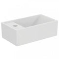 Ideal Standard i.life S lave-mains 370 x 210 mm - blanc - avec trou de robinet gauche - sans trop-plein