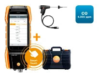 Testo 300 set analyseur de combustion avec coffret et accessoires