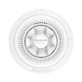 Détecteur de chaleur et de fumée connectable - 10 ans dureé de vie et garantie - aussi connectable avec des autres produits R200x-N1
