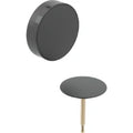 Geberit Split set de finition 52 mm pour vidage baignoire avec commande pivotable - noir mat