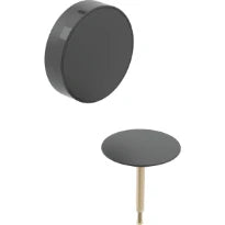 Geberit Split set de finition 52 mm pour vidage baignoire avec commande pivotable - noir mat