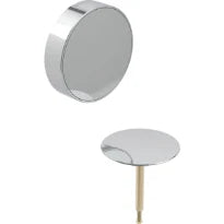 Geberit Split set de finition 52 mm pour vidage baignoire avec commande pivotable - chromé brillant