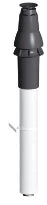 Burgerhout Twinsafe concentrique PP/acier passage toiture Skyline 3000 80/125 mm