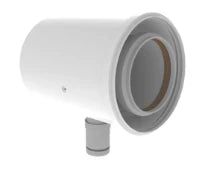 Burgerhout TwinSafe concentrisch PP/staal condensopvang MF 60/100 mm