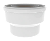 Burgerhout Twinsafe concentrique PP/alu manchon réduit MF 60/100 x 80/125 mm (agrandissement)