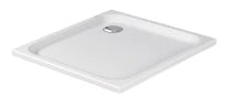 Duravit D-code receveur de douche acrylique 900 x 900 x 85 mm - blanc - écoulement 90 mm