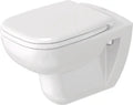 Duravit D-Code wc-suspendu Rimless sans bride - blanc - B355xD545 mm