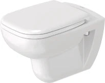 Duravit D-Code wc-suspendu Rimless sans bride - blanc - B355xD545 mm