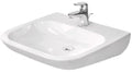 Duravit D-Code Vital Med lavabo 600 x 550 mm - blanc - avec trou de robinet - sans trop-plein