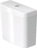 Duravit D-Code réservoir de chasse - blanc/chrome - raccordement en bas gauche - Dual Flush