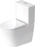 Duravit D-Neo cuvette à poser Rimless sortie Vario sans bride - blanc