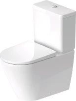 Duravit D-Neo cuvette à poser Rimless sortie Vario sans bride - blanc