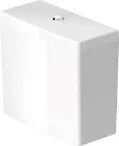 Duravit Starck 3 réservoir de chasse 390 x 180 mm - blanc - raccordement en bas gauche - Dual Flush - 6/3l eau de chasse