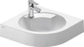 Duravit Architec lavabo d'angle 635 x 540 mm - blanc - avec trou de robinet centre gauche - sans trop-plein