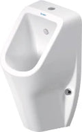 URINOIR DURAVIT D-CODE 28,50 - 29,50 o 57,50 ! blanc arrive apparente incl.siphon et fixations - RIMLESS