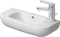 Duravit D-Code lave-mains 500 x 220 mm - blanc - avec trou de robinet - avec trop-plein