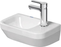 Duravit DuraStyle lave-mains 360 x 220 mm - blanc - avec trou de robinet droite - sans trop-plein
