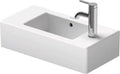 Duravit Vero lave-mains 500 x 250 mm - blanc - avec trop-plein - sans trou de robinet