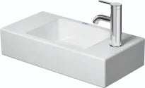 Duravit Vero Air lave-mains 500 x 250 mm - blanc - avec trou de robinet droite - sans trop-plein